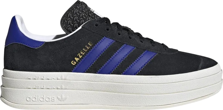 Adidas Wmns Gazelle Bold 'Black Lucid Blue' sneakers, black