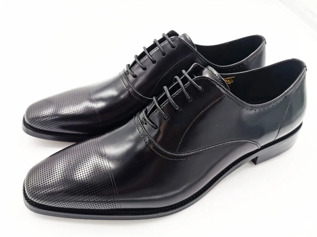 Bay Black Capped Oxfords