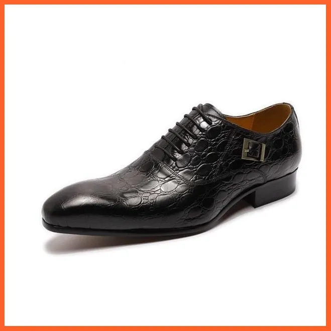 Brogue Formal Genuine Leather Lace Up Shoes
