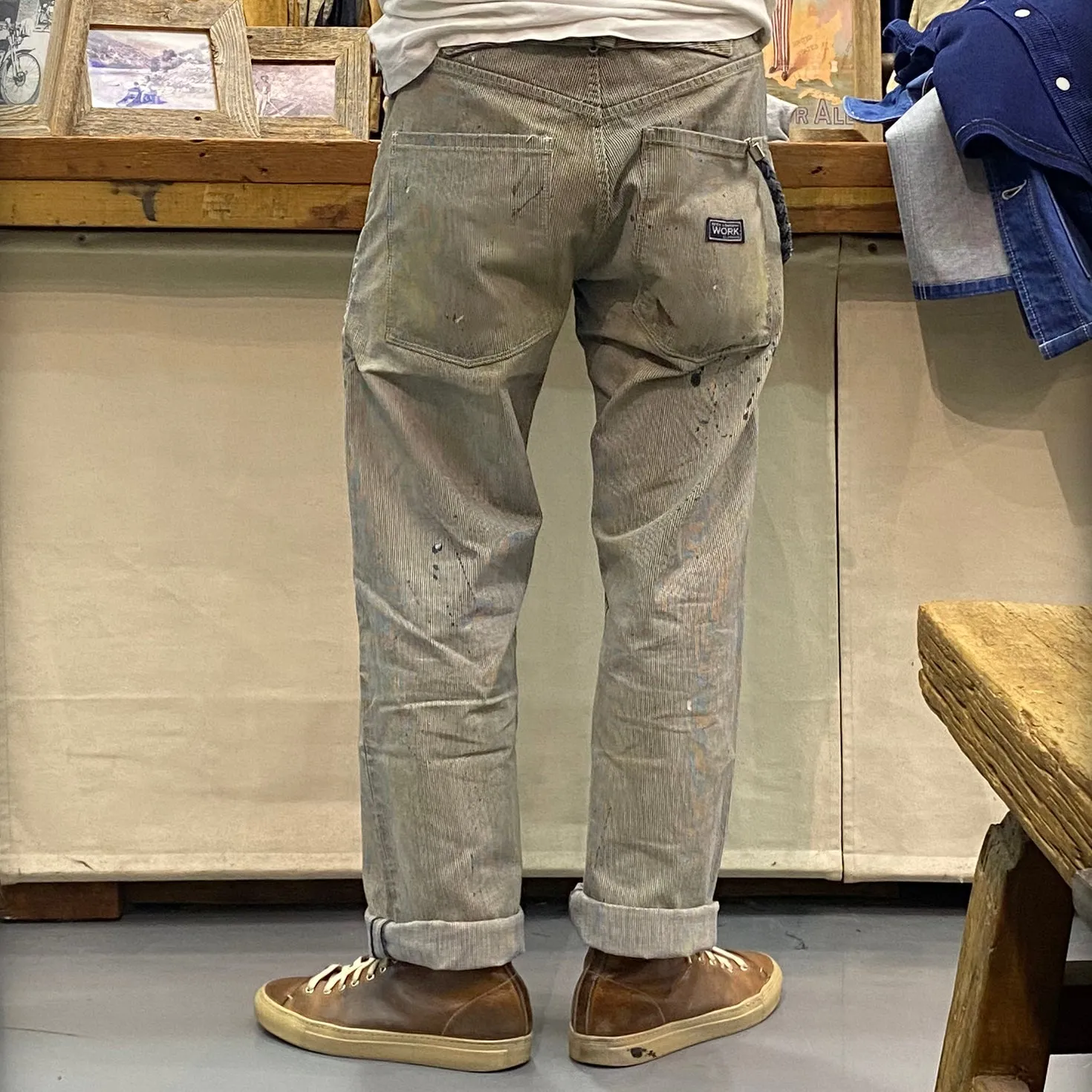 BZEN M.1433 L32-SUTTER REGULAR STRAIGHT WORK- 11.5oz- T0 PAINT