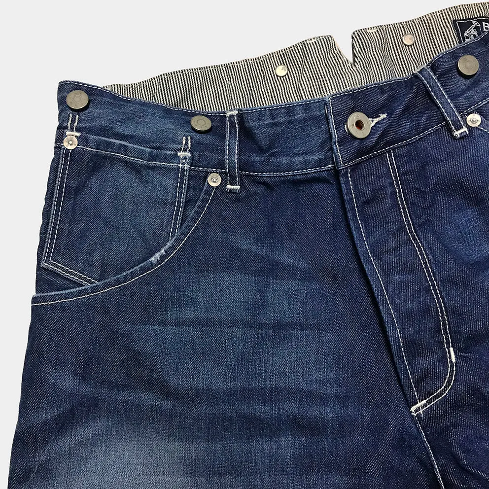 BZEN M.1433 L32-SUTTER REGULAR STRAIGHT WORK PANT- 13oz- T0 ROYAL BLUE