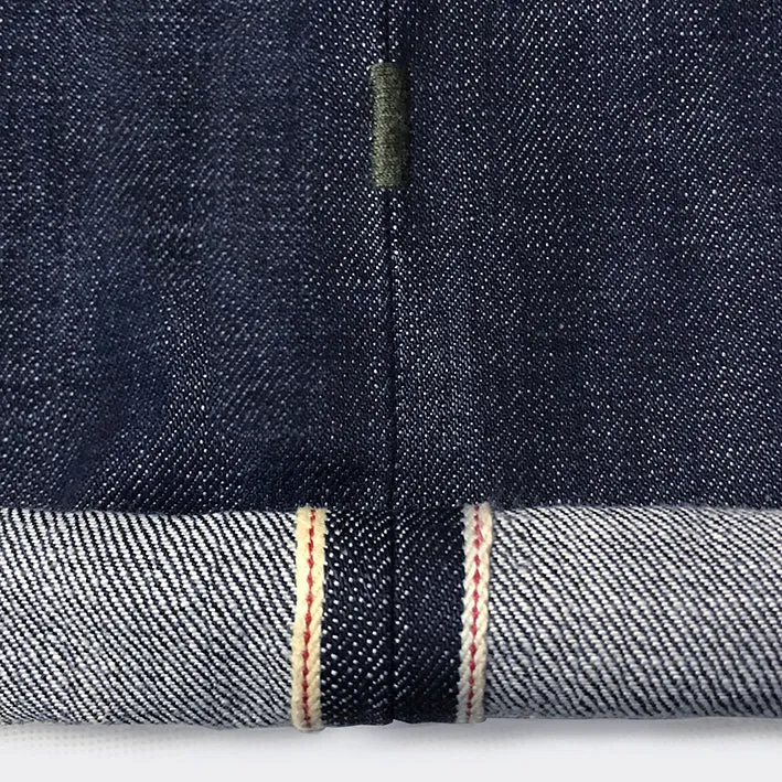 BZEN UNARMY - M.1136 L30-RORY RELAX STRAIGHT BUCKLE BACK 14.5oz RAW SELVEDGE- E0 RINSE