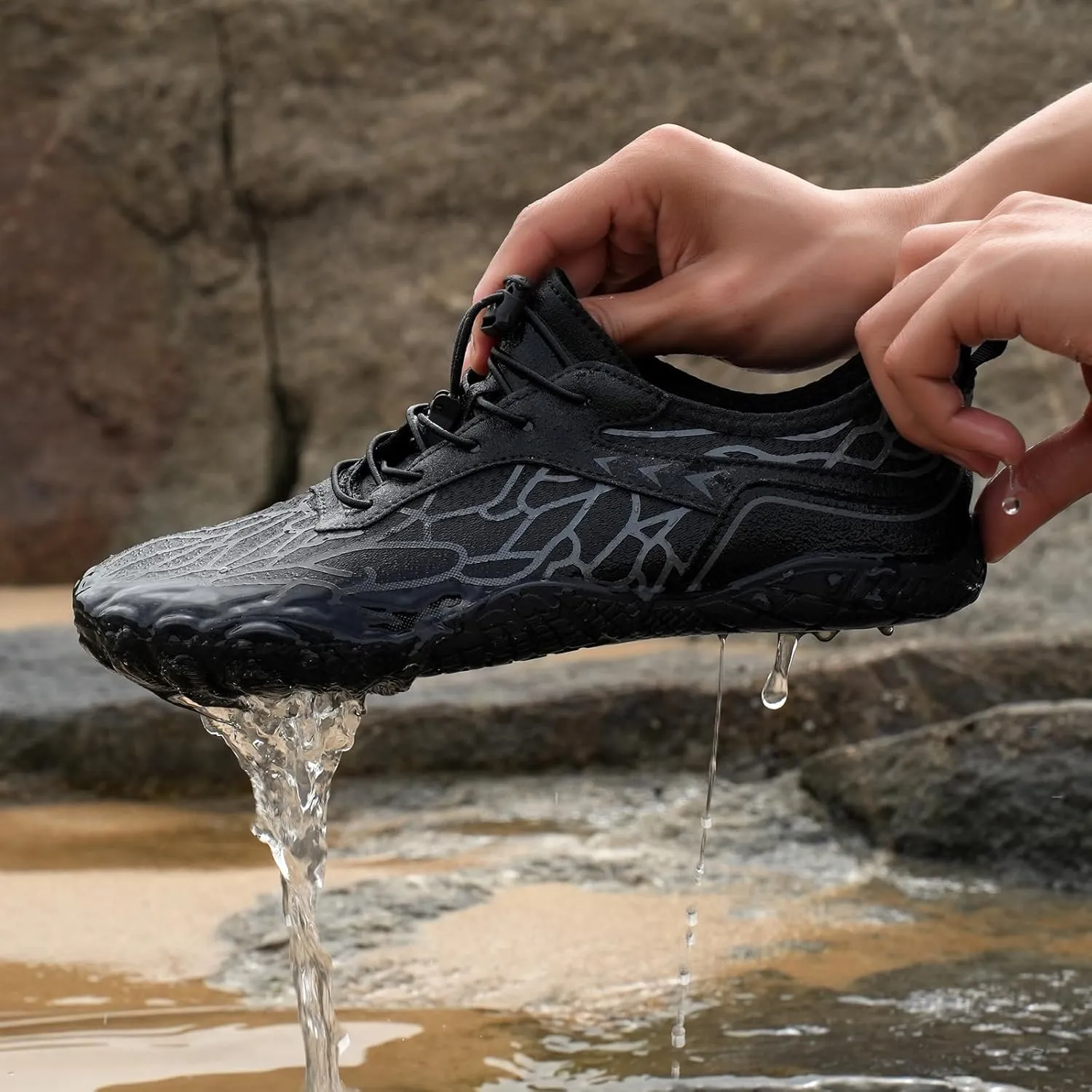 Canbebig Barefoot Shoes Women & Men Non-Slip Athletic Footwear Wide Toe Box Healthy Barefoot Shoes Breathable Running Shoe Unisex Outdoor Hiking Footwear