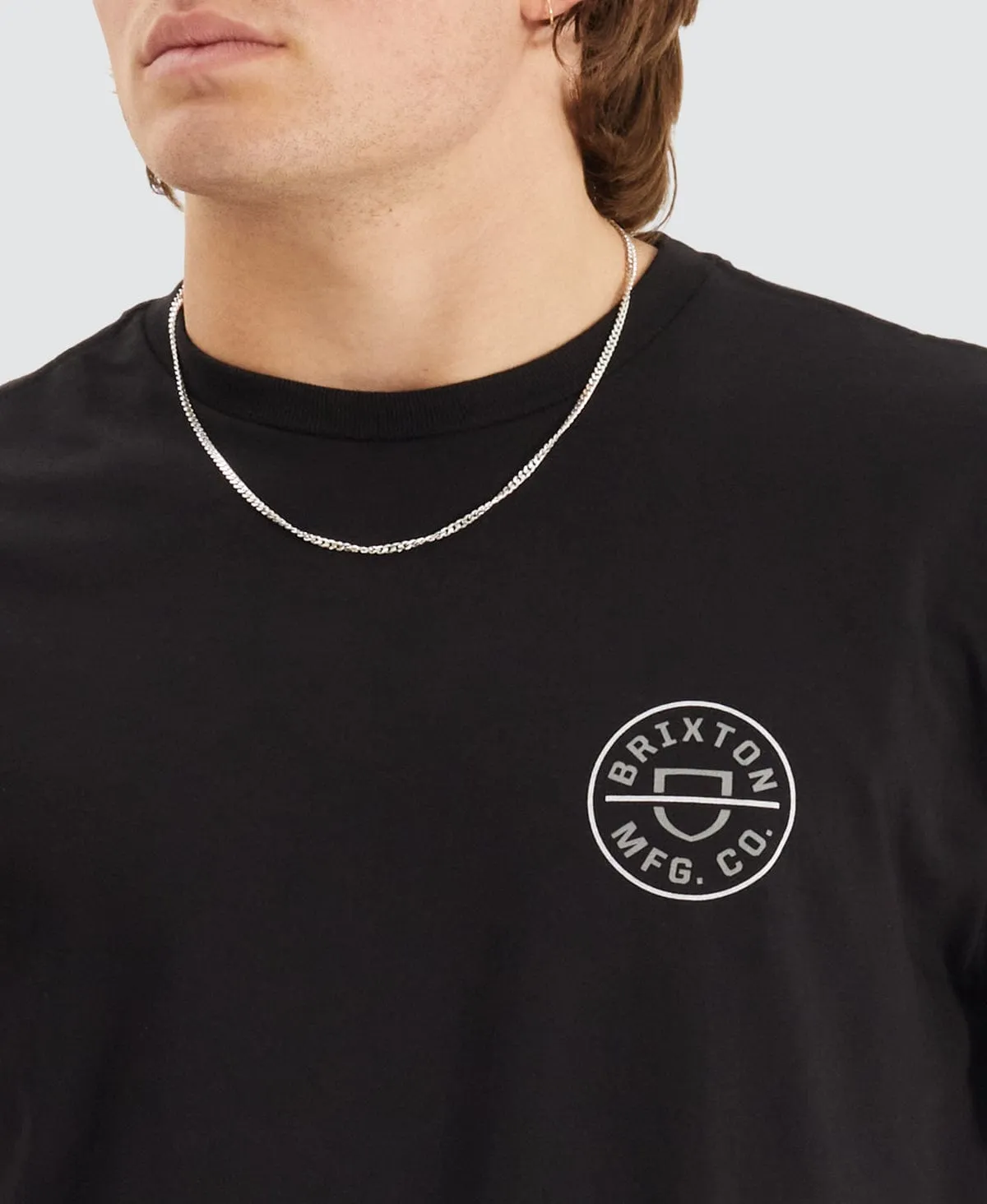 Crest Short Sleeve T-Shirt Black