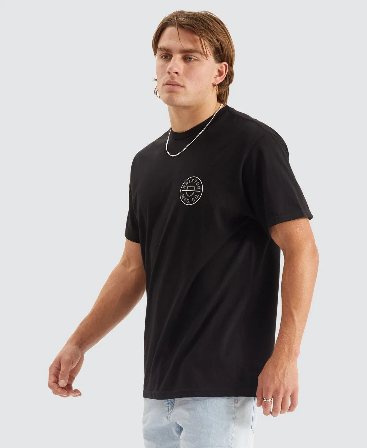 Crest Short Sleeve T-Shirt Black