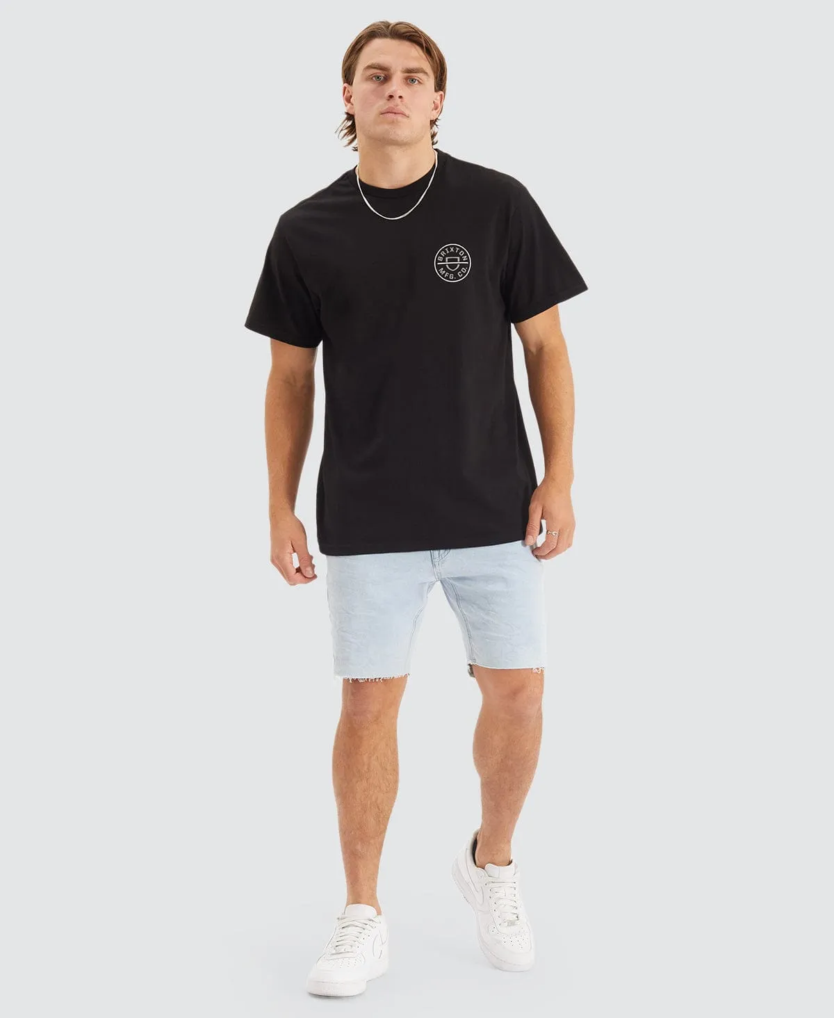 Crest Short Sleeve T-Shirt Black