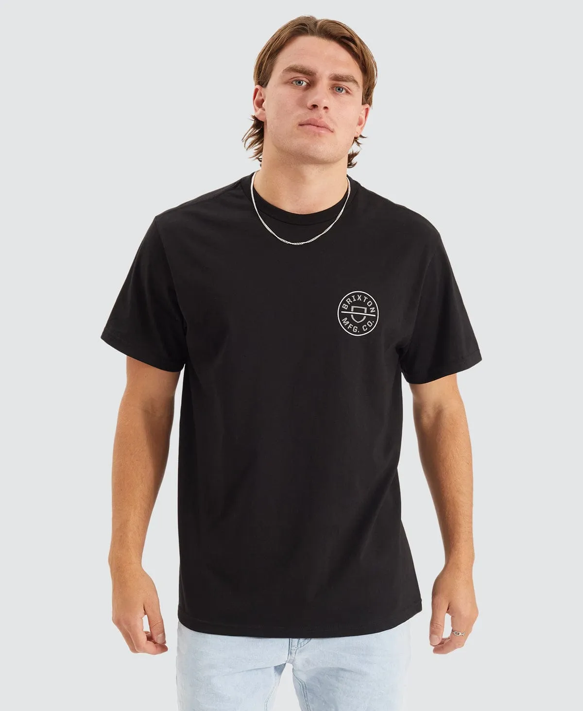 Crest Short Sleeve T-Shirt Black