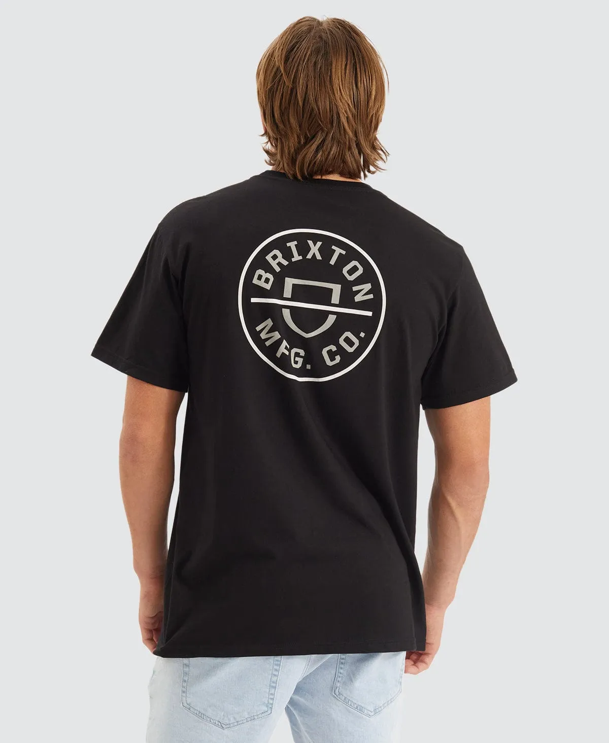 Crest Short Sleeve T-Shirt Black