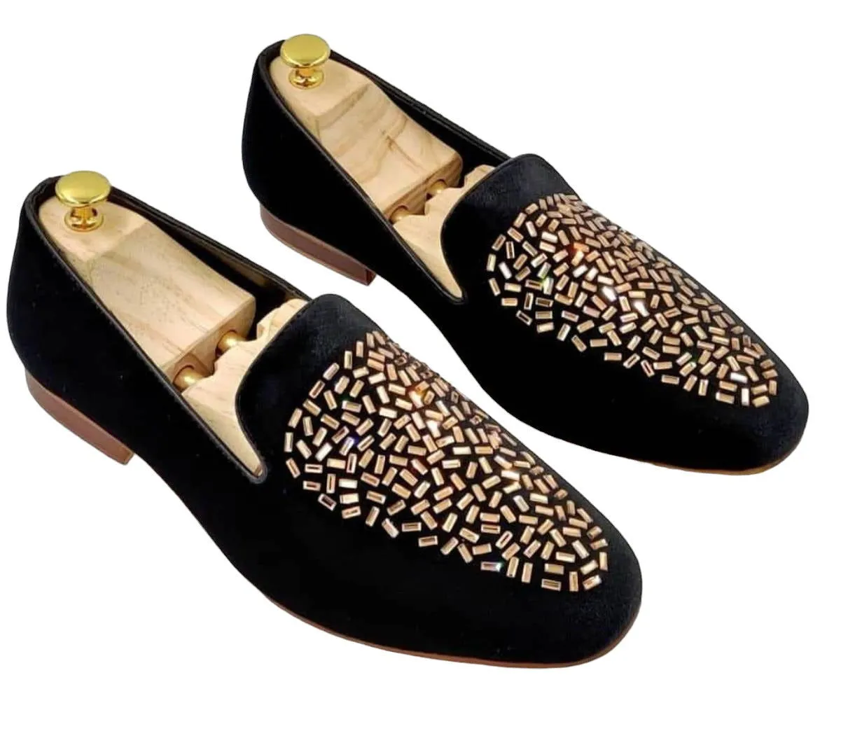 Fashion Rhine Stone Moccasin Shoes