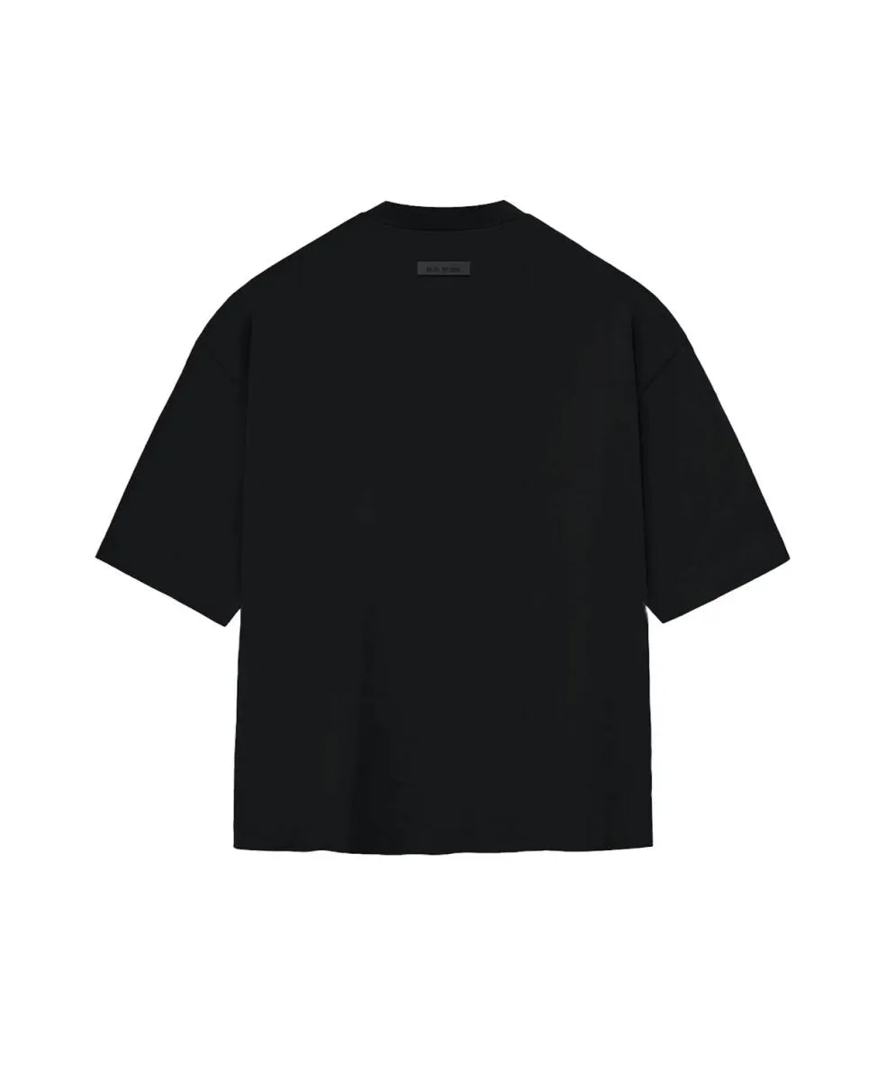 Fear Of God Essentials Small Logo Jet Black Tee
