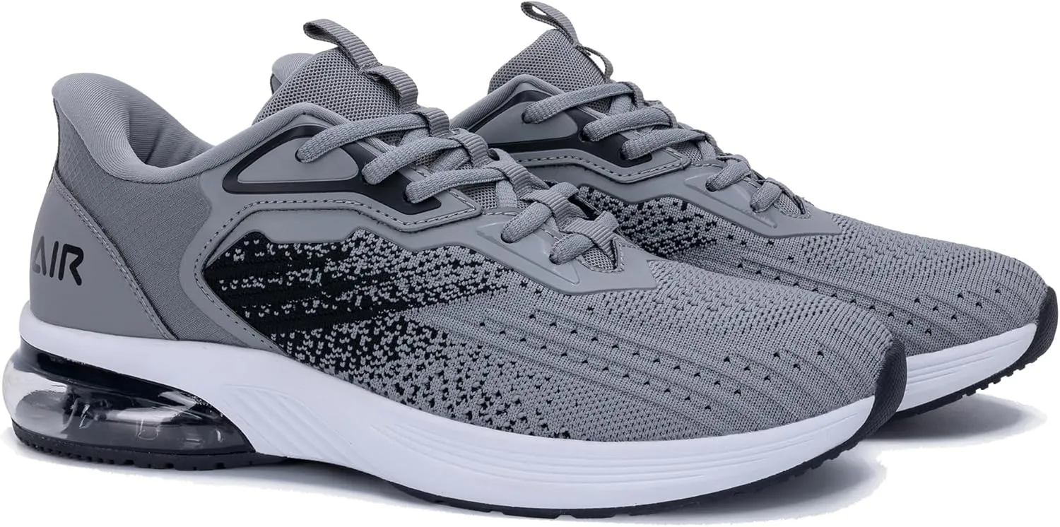 Gyeice Mens Air Running Shoes Slip on Tennis Athletic Sneakers Lightweight Walking Jogging Workout Gym Slip On Shoes Size 8-13