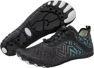 Hike Barefoot Shoes for Men Pro Footwear Shoes Mens Wide Toe Box Hiking Waliking Shoes Healthy & Non-Slip Barefoot Shoes Waterproof Trail Running Shoes