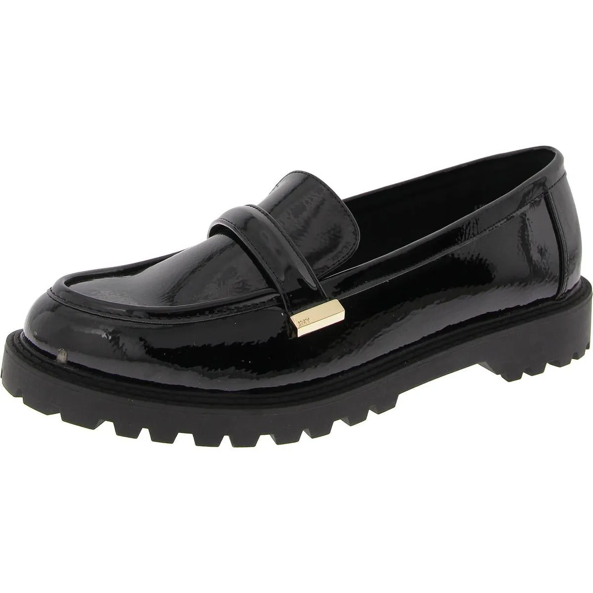 Jones New York Womens Primad Slip On Lug Sole Loafers