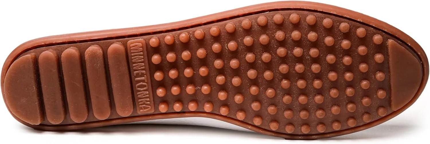 Minnetonka Womens Thunderbird Animikii Hardsole  Moccasins for Women with a Classic Leather Moccasin Silhouette, Cushioned Footbed, and Beaded Moccasin Design
