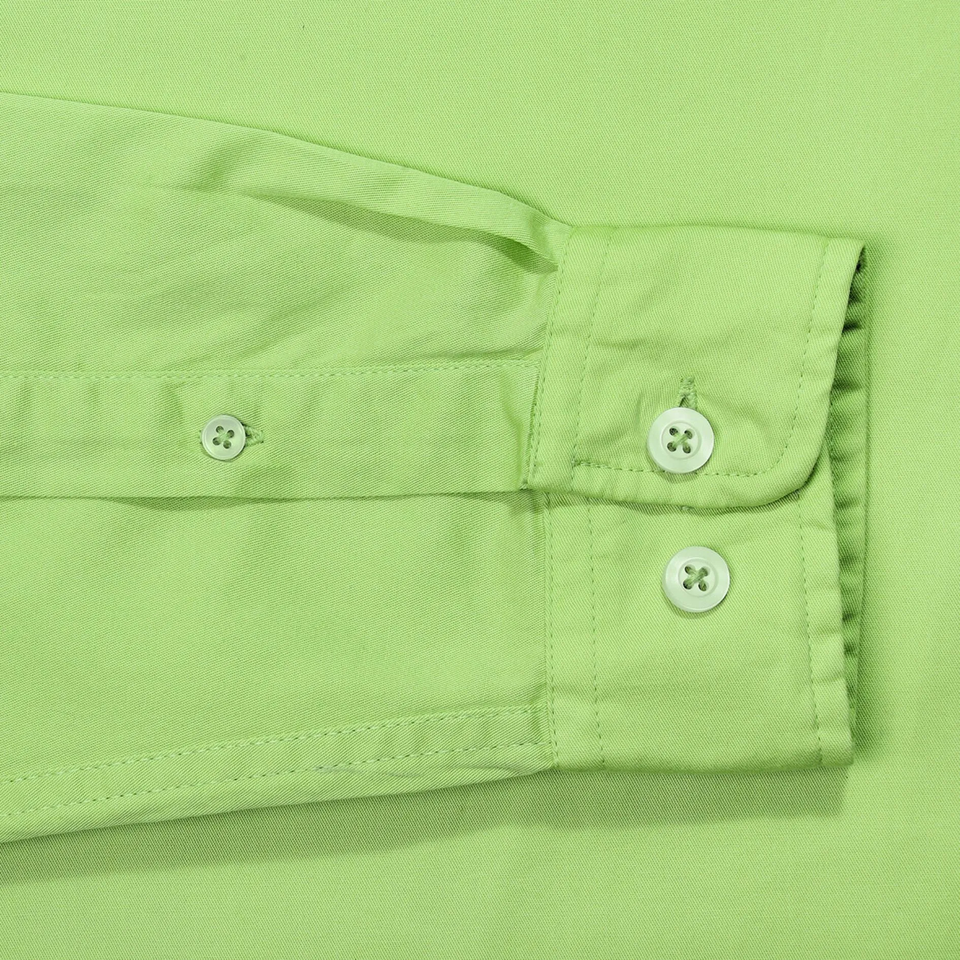Mint Green Twill Enzyme Washed Texas Shirt