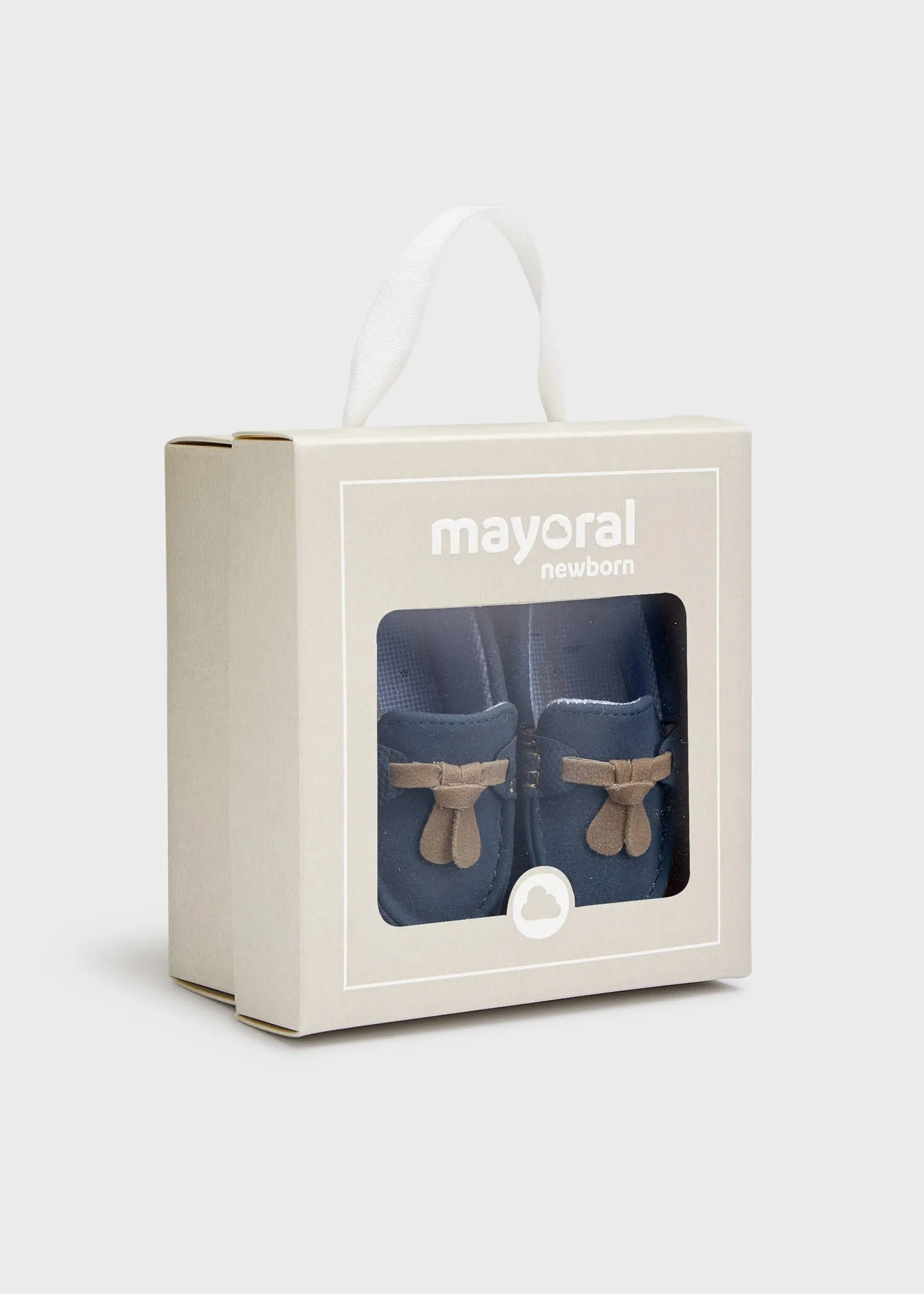 Newborn Boy Blue Moccasins