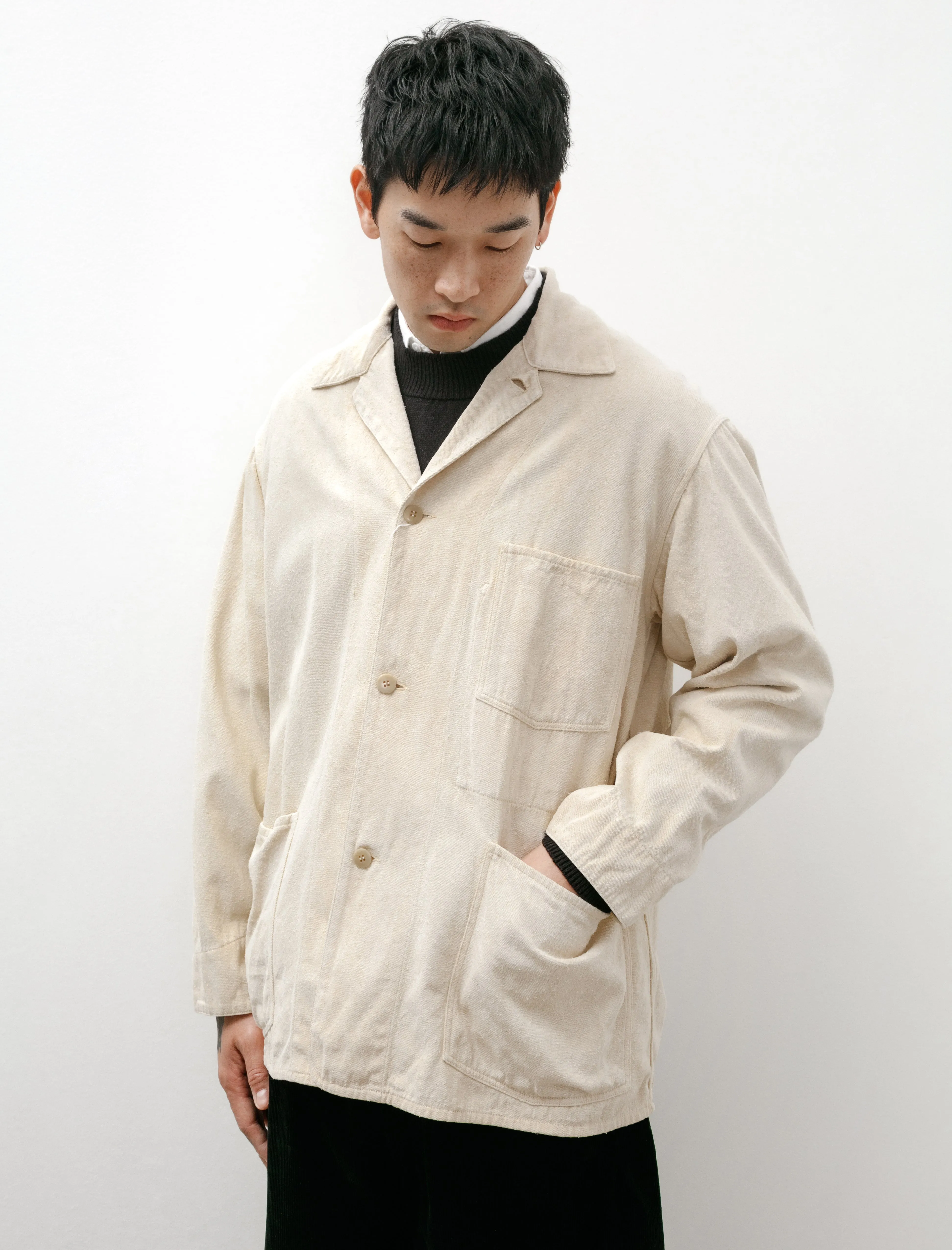 Silk Nep 1938 Jacket Ecru