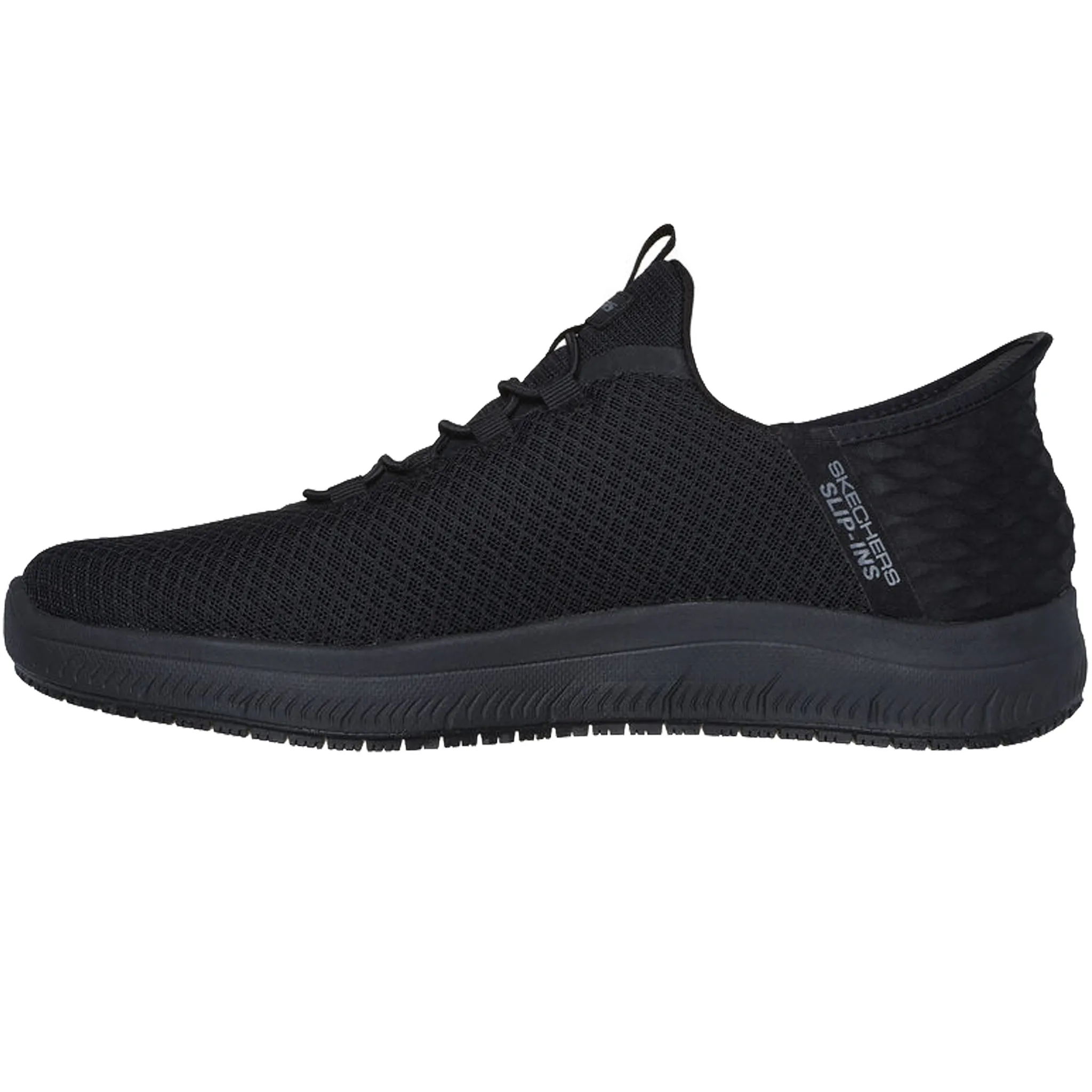 Skechers Men's 200205 Summits SR Colsin Black Slip-ins Work Shoes