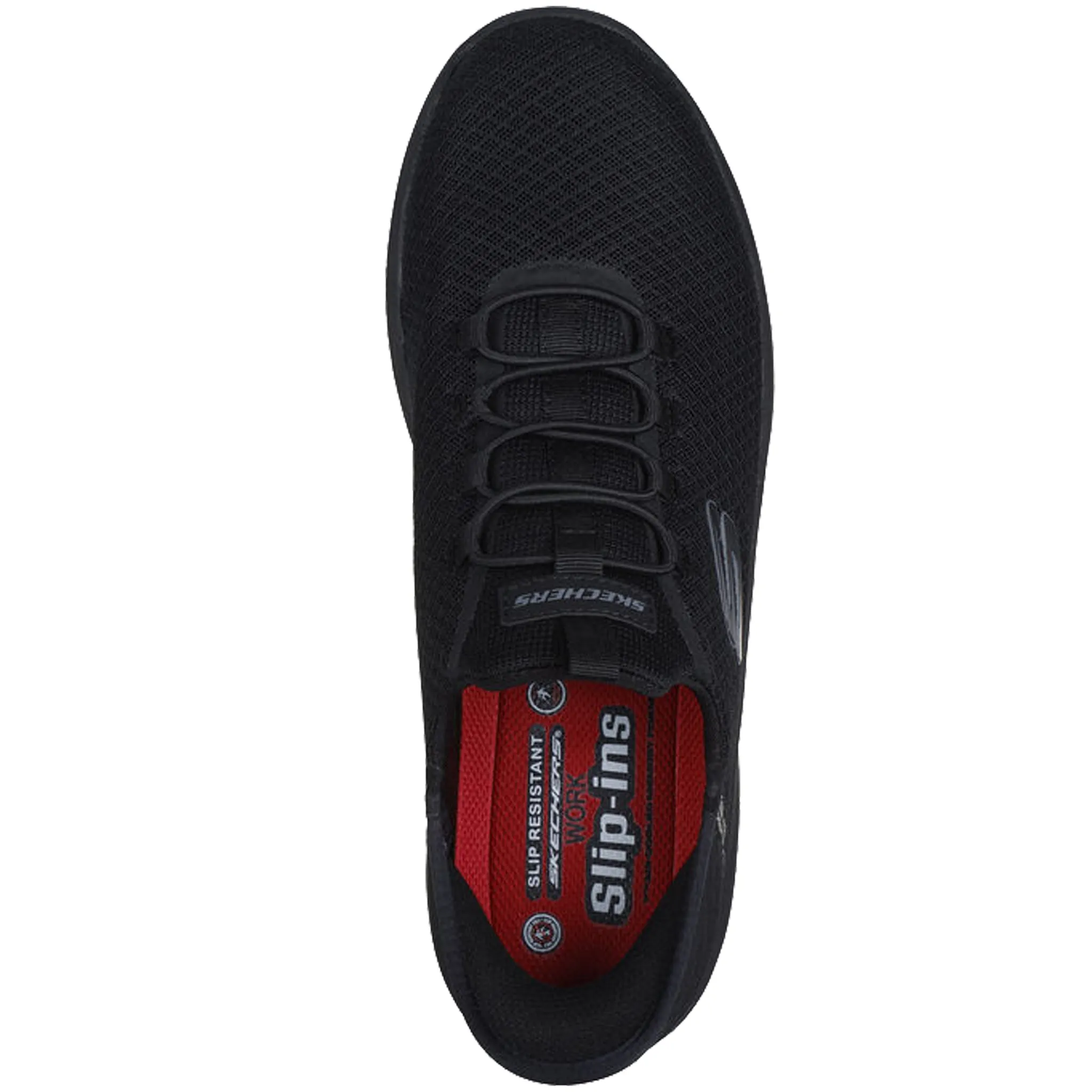 Skechers Men's 200205 Summits SR Colsin Black Slip-ins Work Shoes