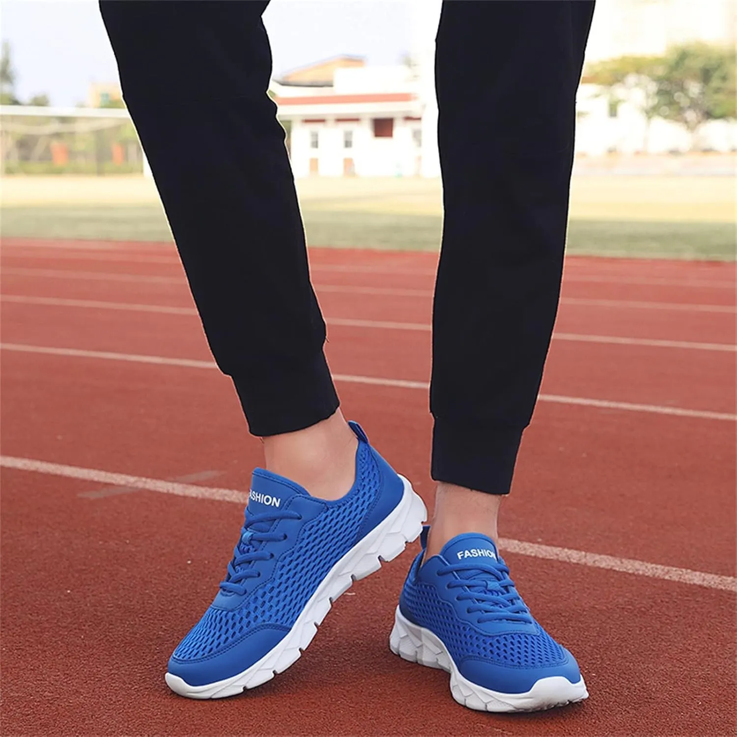 Tennis Shoes Womens Lightweight Comfortable Lace up Mens Tennis Shoes Slip On Black Casual Shoes Waterproof Sneakers Red Tennis Shoe Cross Trainer Shoe