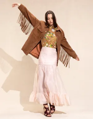 Westward Fringe Suede Jacket